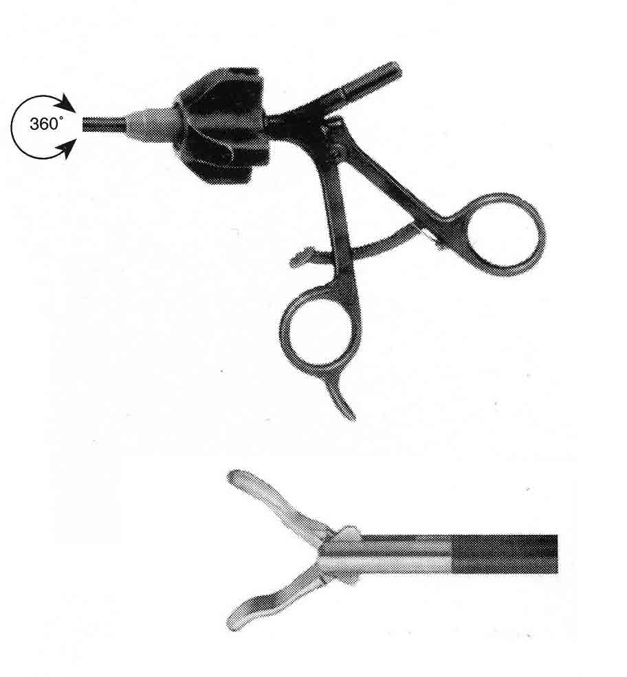 FİKSASYON VE DİSEKSİYON FORSEPS ÇAP  5 MM